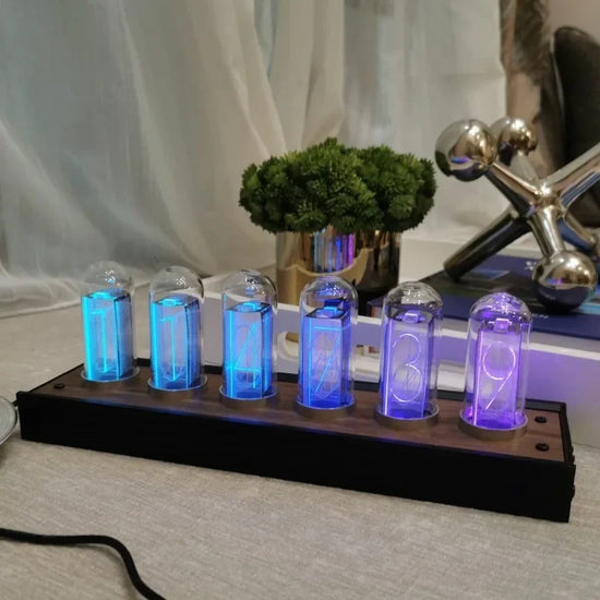 Digital Glass Nixie Tube Clocks - ElectronAge