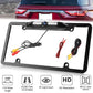American License Plate Black Frame Car Camera Hd Infrared Night Vision Beautiful Frame Rear View Reversing Camera