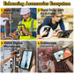 Ulefone Armor Pad 2 Rugged Tablet , 11" 2K , 18600 mAh ,IP68/IP69K Android 13 NFC GPS 4G Tablet Up to 16GB RAM 256GB ROM