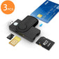 UTHAI for Windows 7 8 10 Linux OS, USB SIM smart card reader, for bank card IC / ID EMV SD TF MMC card reader USB-CCID ISO 7816
