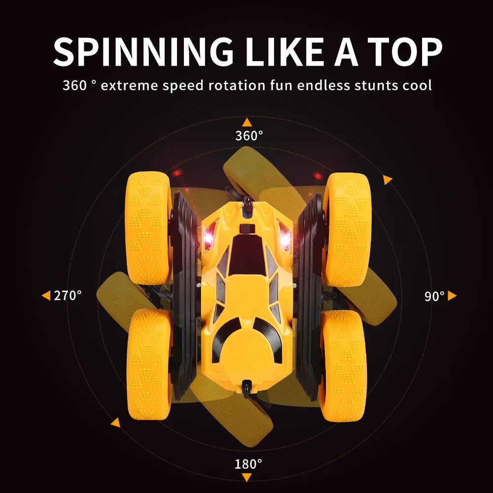 360-degree flipping double-sided stunt car - ElectronAge