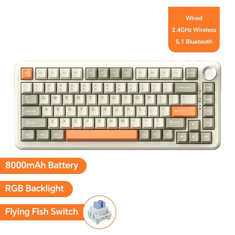Ajazz AK820/AK820Pro Gaming Mechanical Keyboard - ElectronAge
