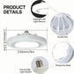 Smart Ceiling Fan with LED Light & Remote Control E27 Convertible Base for Living Room Home Decor Auto Speed Adjust