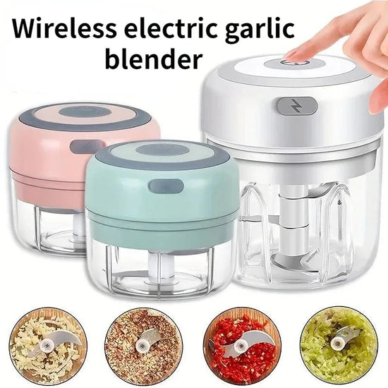 100ML/250ML Electric Meat Mincer Garlic Chopper - ElectronAge