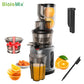BioloMix Cold Press Juicer with 75mm Feed Chute, 200W 40-65RPM Powerful Motor Slow Masticating Juice Extractor Fits Whole Fruits - ElectronAge