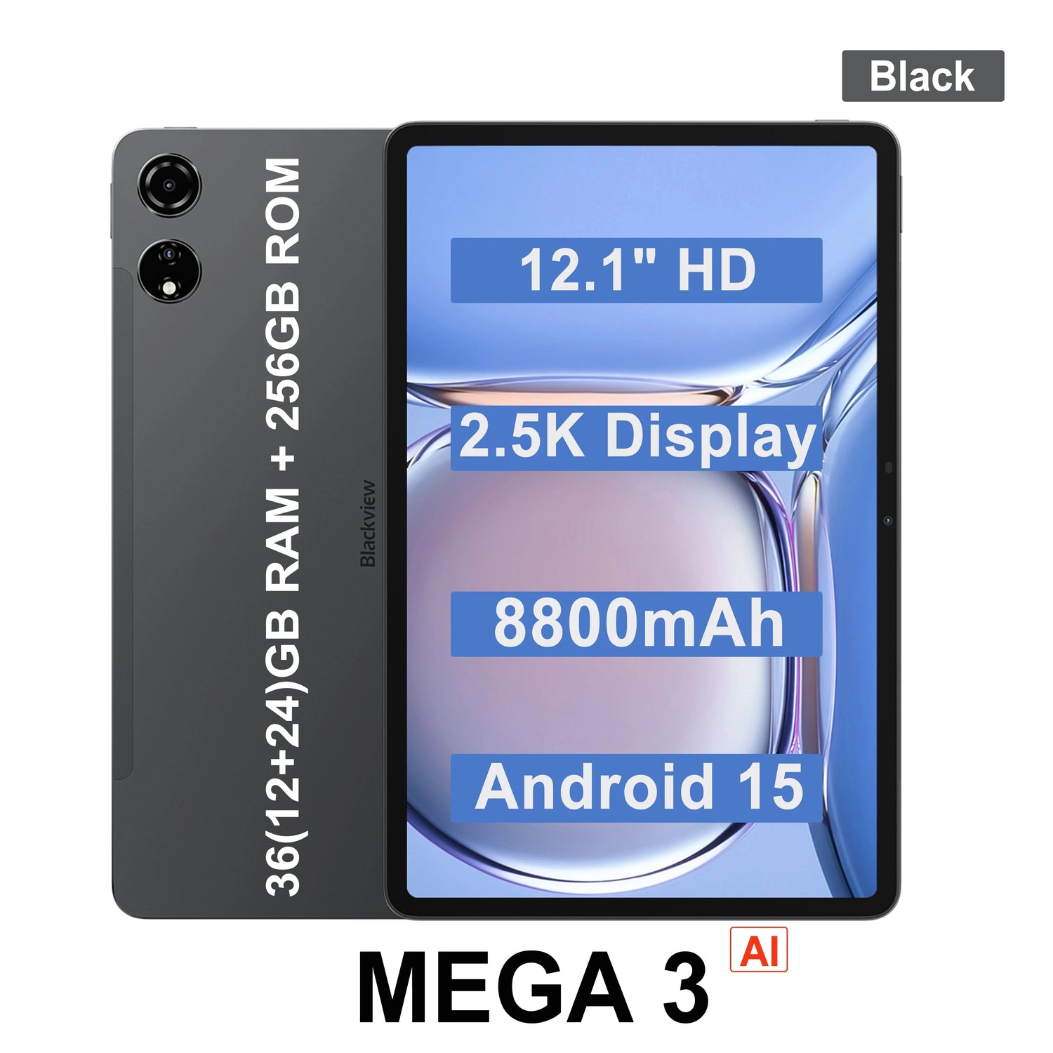 Blackview MEGA 3 Tablet 12GB 256GB - ElectronAge