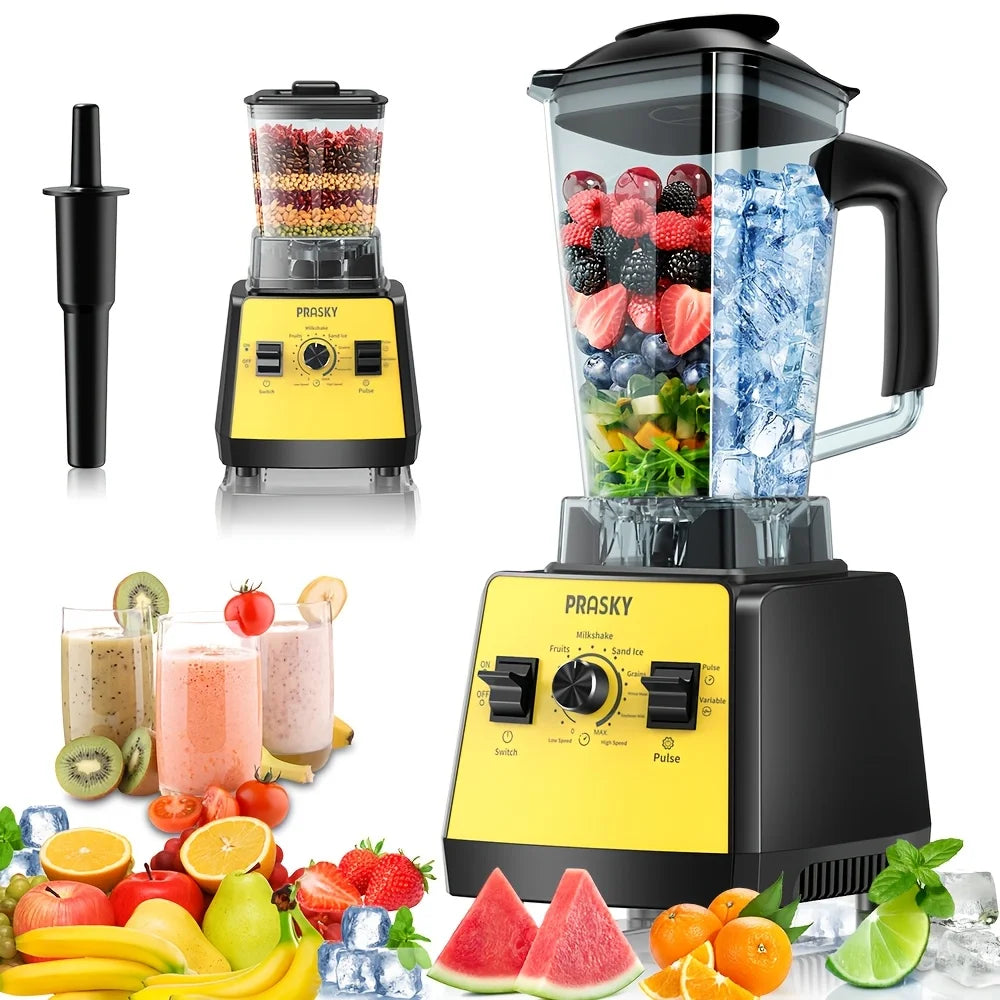 PRASKY 2400W Blender and Grinder Combo - ElectronAge