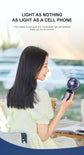 5000mAh Handheld Mini Fan Wireless USB Rechargeable Portable Digital Display Phone Holder Fan 5 Speed Foldable Neck Hanging Fans