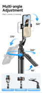 360° AI Tracking Gimbal Stabilizer with Remote Selfie Tripod Extendable Smart Phone Holder with Auto Tracking for Android/iOS