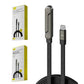 Sideways Phone Charger,Invisible Stand Charging Cable,Built In Phone Stand Charging Cord with Folding Phone Stand 2-in-1 Holder
