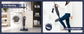 Steam Mop Cleaner with Rotating Mop Pad 10 in 1 Lightweight Spin Mop 1300W Powerful Floor Steamer for Home Hardwood Laminate VM6