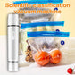 5 Vacuum Sealer Bags + 1 Electric Vacuum Sealer + 1 Clip, Reusable Durable Food Storage Bags, Clear Food Grade Storage Bags