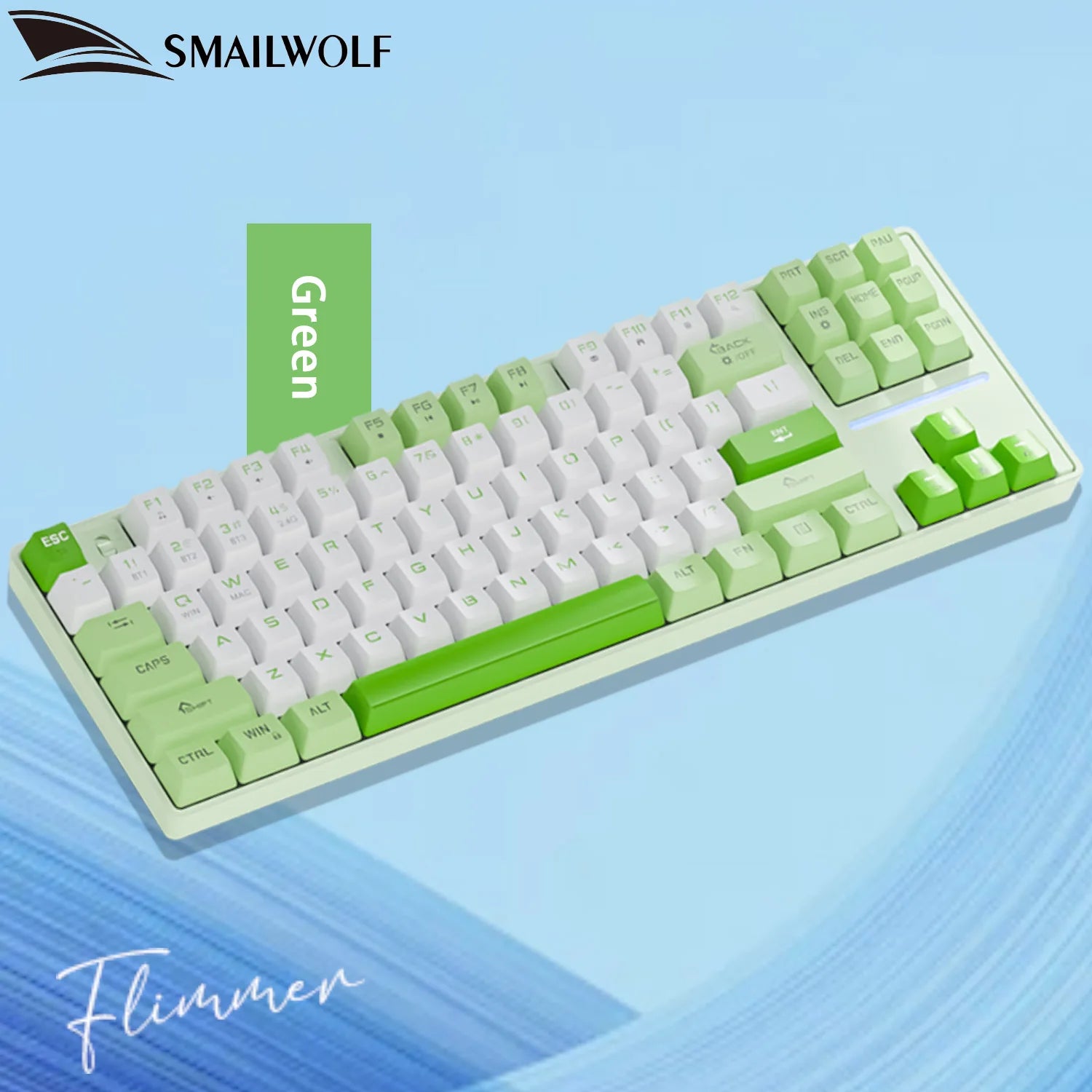 SMAILWOLF MK87 Bluetooth wireless mechanical keyboard - ElectronAge