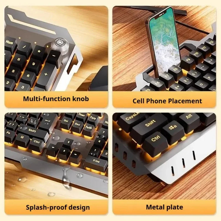 GX80Machinery Wired Gaming Keyboard - ElectronAge