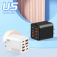 Xiaomi 240W Multi Port Charger PD Smartphone Fast Charging 4USB4 Type-C Charging Head European and American Standard Adapter