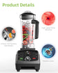 BioloMix 3HP 2200W Heavy Duty Grade Timer Blender - ElectronAge