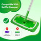 1/3/6pc Microfiber Mop Cloth Dry Cleaning Cloths Household Reusable Microfiber Mop Pads Replacement Washable Rag Towel