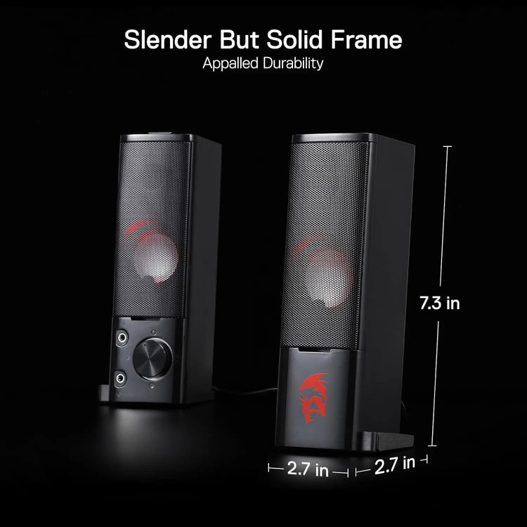Redragon GS550 PC Gaming Speakers 2.0 Channel - ElectronAge