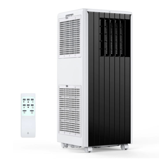 Portable Air Conditioners 8000 BTU, 3-In-1 AC Cooling Unit, 2 Speeds, 24H Timer, Low noise, Quick installation For Room Office - ElectronAge