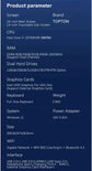 Topton Dual Screen Gaming Laptop 16 Inch IPS + 14&