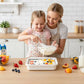 Rolled Ice Cream Maker Stainless Steel Pan With 2 Scrapers Multifunctional Cold Sweet Fried Food Plate Household Ice Cream Maker