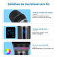 Professional Wireless Microphone Microphone Support For Pc, Rgb, Uhf Dual Wireless, Karaoke, Coibeu