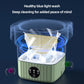 12W Foldable Washing Machine Three Mode 6L Retractable Travel Washer with Spinning Dry for Travel Business Trip