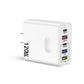 Xiaomi 120w Fast Charging Head USB 5 Interfaces Fully Compatible With Typec Charger European American Standard For Xiaomi Huawei