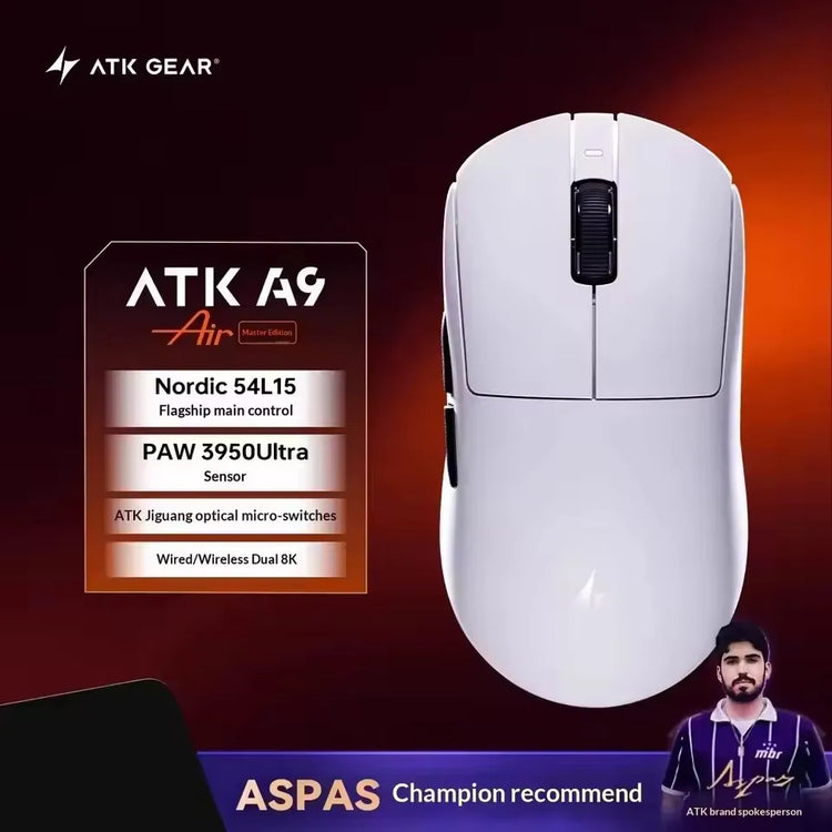 ATK A9 Air Ultimate Wireless Gaming Mouse - ElectronAge