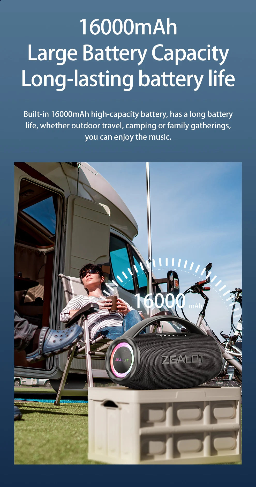 ZEALOT S97 80W Wireless speaker - ElectronAge