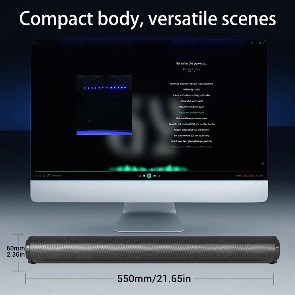 Sound Bar TV Sound System Bluetooth Speaker - ElectronAge