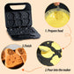 Animal Mini Waffle Maker 6 Animal Shaped Pancakes Breakfast Machine Non-Stick Waffler Iron Household for Kids Adults Fun Gift