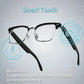 Smart AI translation glasses equipped with anti-blue light lenses, supporting real-time application translation in 164 languages