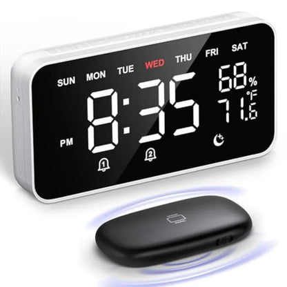 Loud Alarm Clock for Heavy Sleepers Adults - ElectronAge
