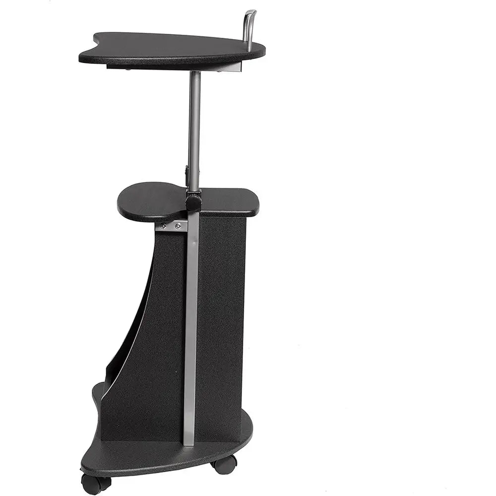Adjustable Height Rolling Laptop Cart - ElectronAge