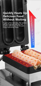 Shawarma Gyro Toaster Tortilla Wrap Sandwich Buritto Press Maker Machine Heater Warmer Roll Durum Doner Kebab Grill Griddle - ElectronAge
