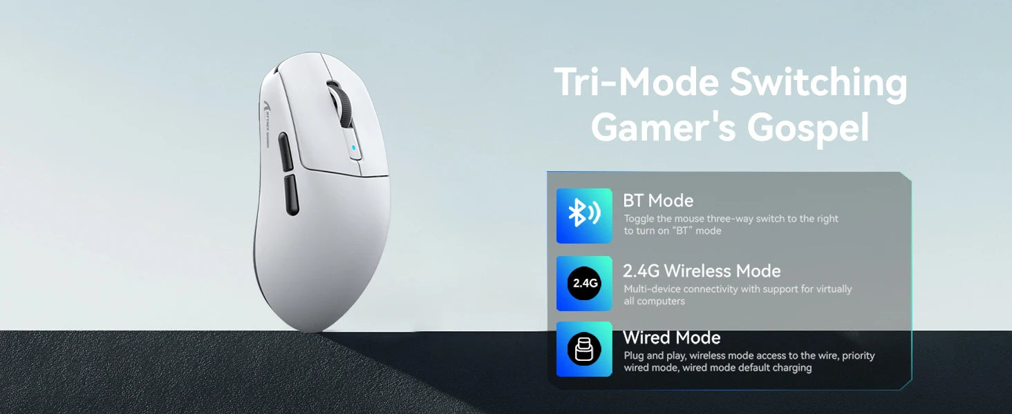 Attack Shark R6 Lightweight Wireless Gaming Mouse - ElectronAge