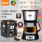 0.6L Electric Drip Coffee Makers 600W Household Coffee Machine 5 Cup Tea Coffe Pot Compact Coffee Maker with Reusable Filter