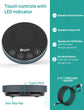 USB&Type-C Speakerphone Speaker Microphone, Touch Buttons 360° Omnidirectional Pickup for Conference Skype Zoom Computer Mic