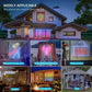 Smart Curtain Lights Bluetooth App Control RGB LED String Waterproof Fairy Light USB DIY Text Pattern Display Party Room Decor