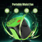 30000mAh Portable Waist Fan Strong Daul Airflow 7Speeds 11000RPM Rechargeable Clip on Fan for Outdoor Camping Fishing Max 32H