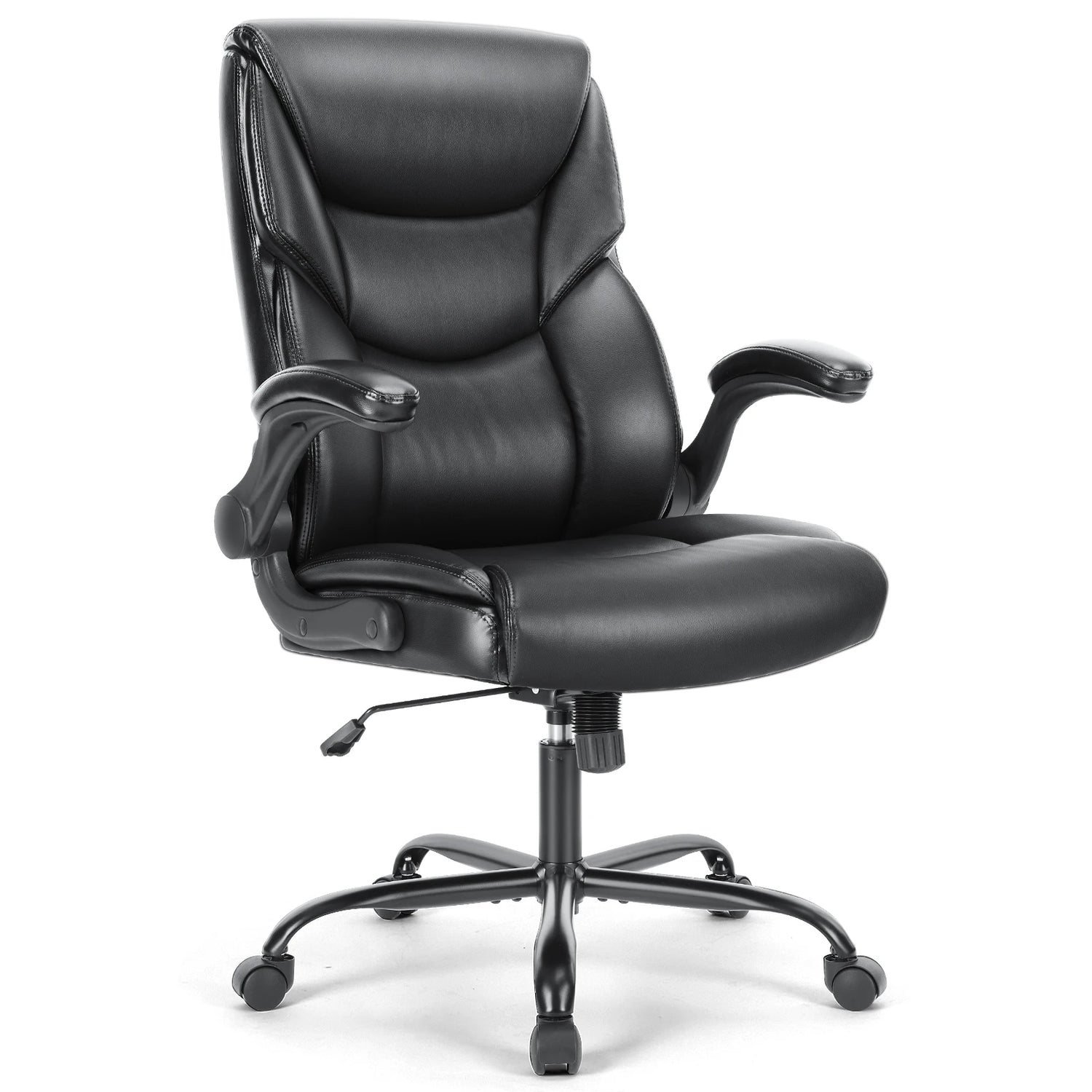 JHK Ergonomic PU Leather Padded Armrest - ElectronAge