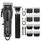 Professional Cordless Hair Clipper Set for Barbers T-Blade Shaver Men&