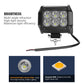 2-4 pcs Car Led Light Bar 18W Work Light Lamp spot flood beam 4" Motorcycle Tractor Boat Off Road 4WD 4x4 Truck SUV ATV 12V 24V