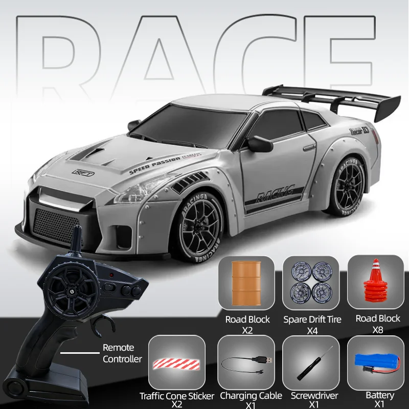 4WD 1:24 Semi-Proportional RC Drift Car - ElectronAge