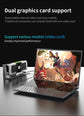 Topton Dual Screen Gaming Laptop 16 Inch IPS + 14&