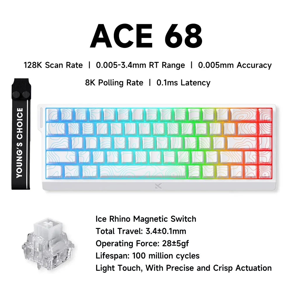MCHOSE ACE68 V2 gaming keyboard - ElectronAge