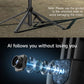 360°Selfie Stick With Bluetooth Remote Intelligent AI Follow-Up Anti Shake Pan Tilt Tripod Fully Automatic Photography Artifact