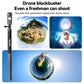 TELESIN 1.2M 3M Carbon Fiber Selfie Stick Monopod Extendable With 1/4 Screw For GoPro Insta360 Osmo Action DJI Action Camera