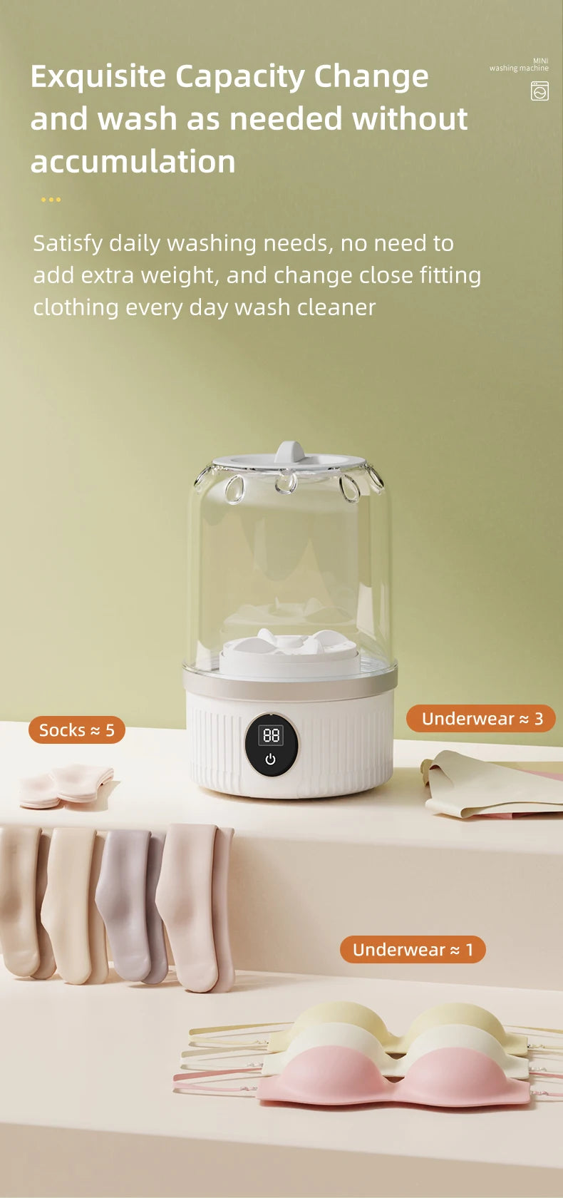 Mini Household Electric Washing Cup - ElectronAge